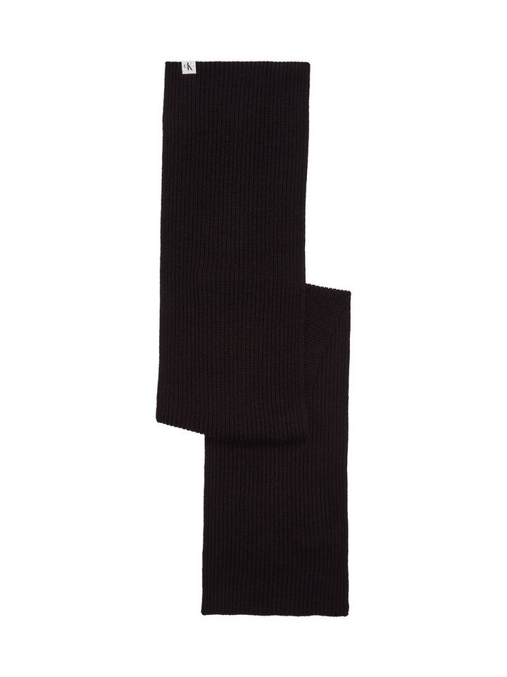 Calvin Klein Jeans Strickschal, weicher Rippstrick, aus Kunstfaser, wärmend von Calvin Klein Jeans