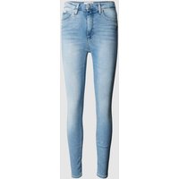 Calvin Klein Jeans Super Skinny Fit Jeans mit Label-Patch in Jeansblau, Größe 30 von Calvin Klein Jeans