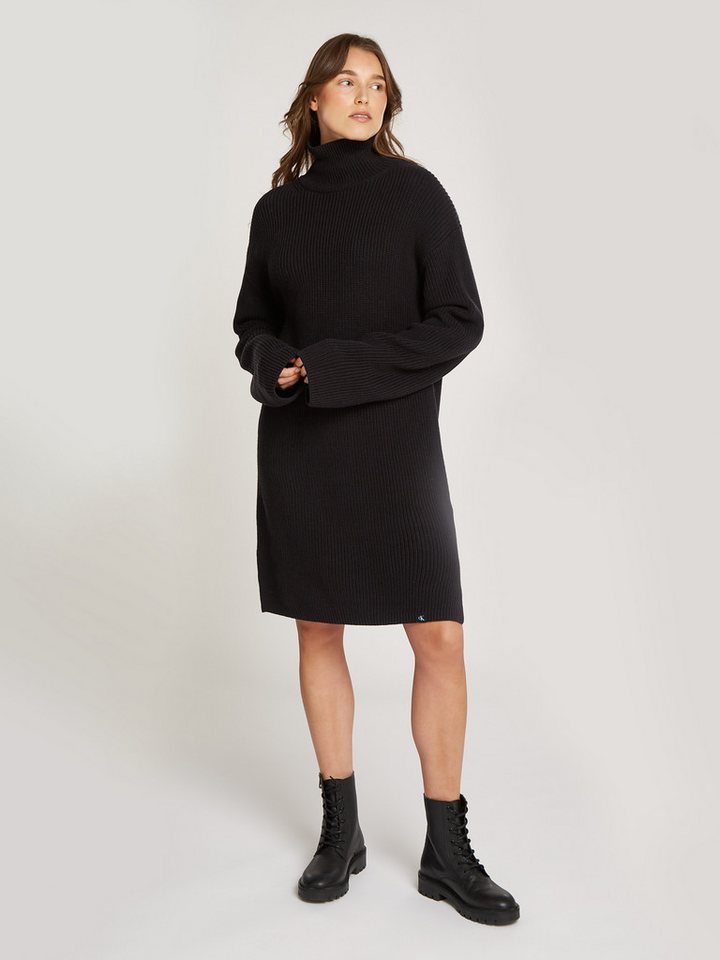 Calvin Klein Jeans Strickkleid CHUNKY LOOSE SWEATER DRESS mit Logopatch Calvin Klein Jeans Strickkleid CHUNKY LOOSE SWEATER DRESS mit Logopatch von Calvin Klein Jeans