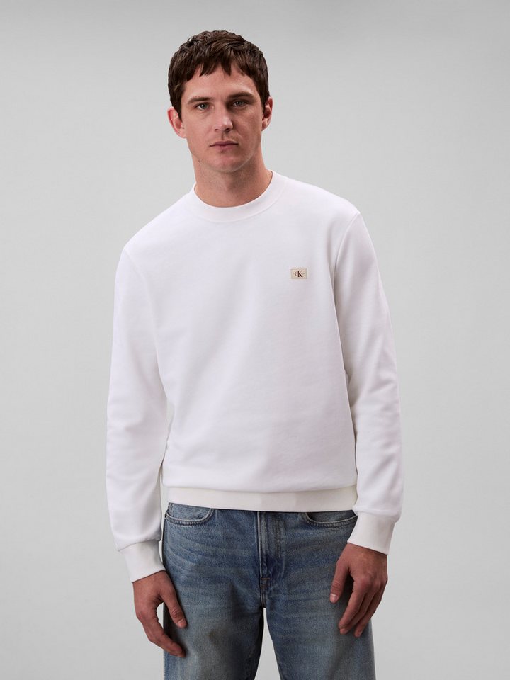 Calvin Klein Jeans Sweatshirt 400GSM TRRY BDG CRWN Mit Rundhalsausschnitt von Calvin Klein Jeans
