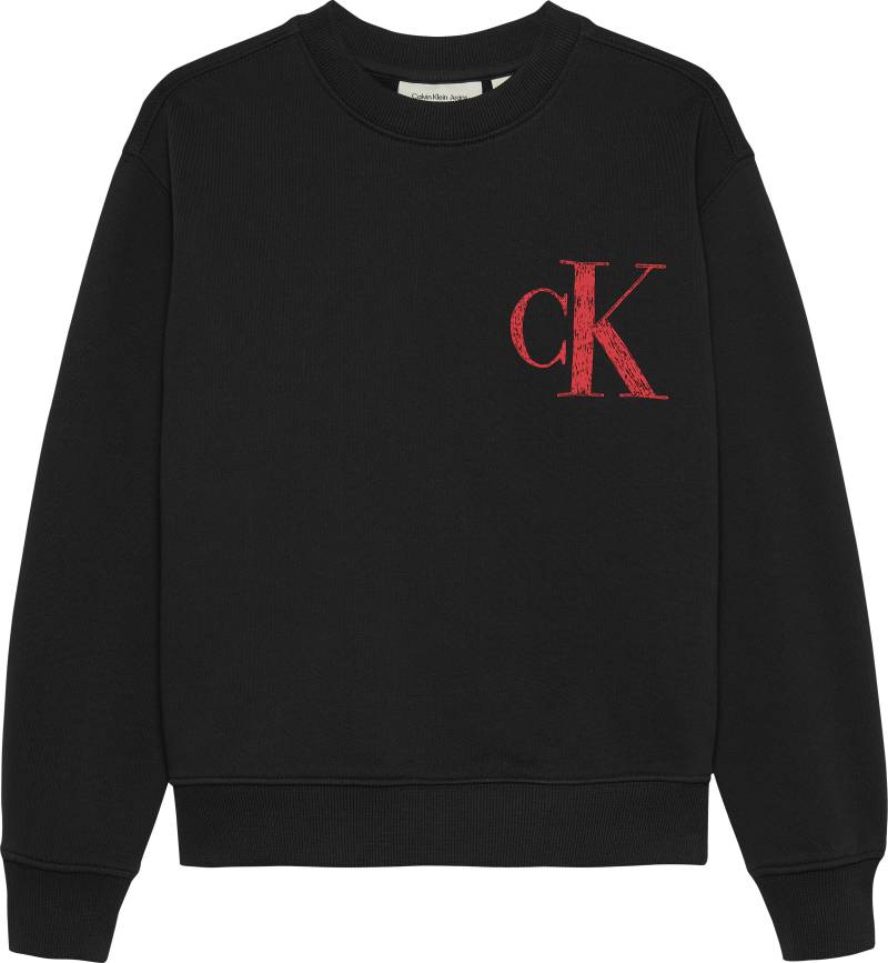 Calvin Klein Jeans Sweatshirt "BACK GRAPHIC TERRY CN", für Kinder bis 16 Jahre, mit großem Druck von Calvin Klein Jeans
