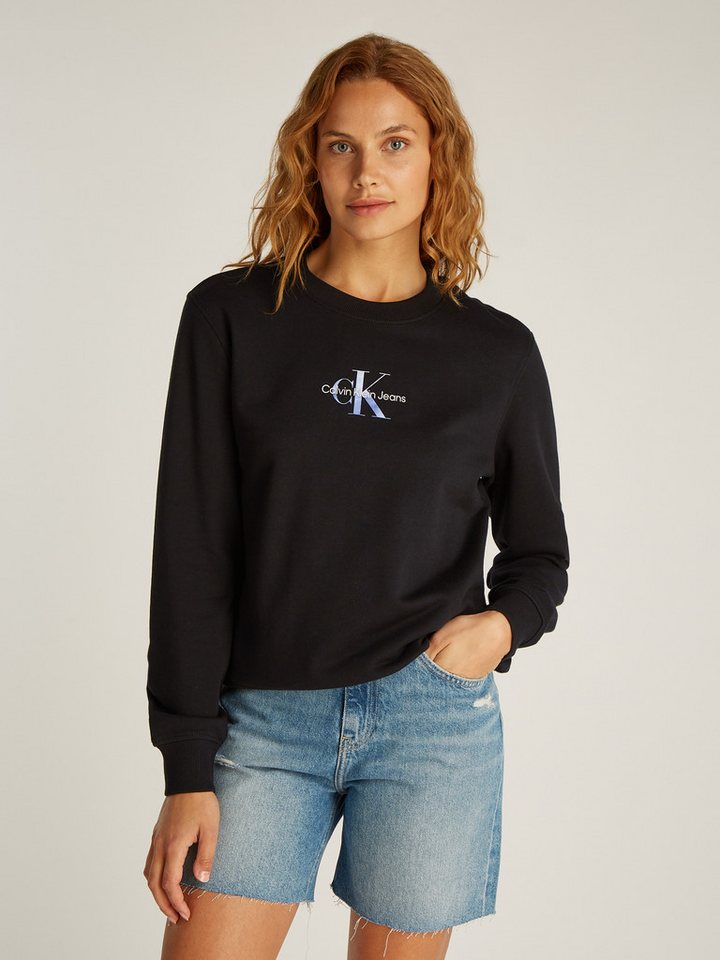Calvin Klein Jeans Sweatshirt GRADIENT MONOLOGO CREWNECK mit Logo von Calvin Klein Jeans