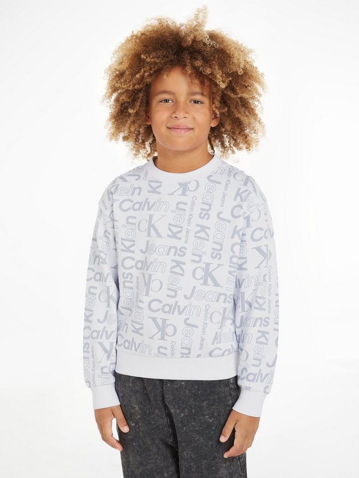 Calvin Klein Jeans Sweatshirt INST. CK AOP CREWNECK Kinder bis 16 Jahre von Calvin Klein Jeans