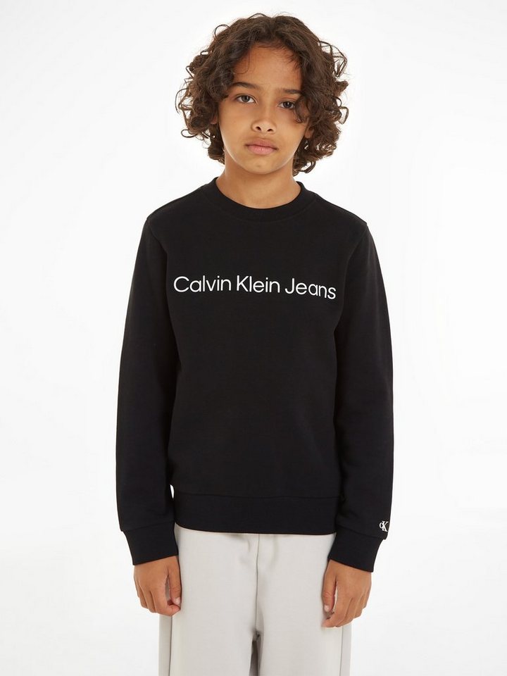 Calvin Klein Jeans Sweatshirt INST. LOGO REGULAR CN für Kinder bis 16 Jahre von Calvin Klein Jeans