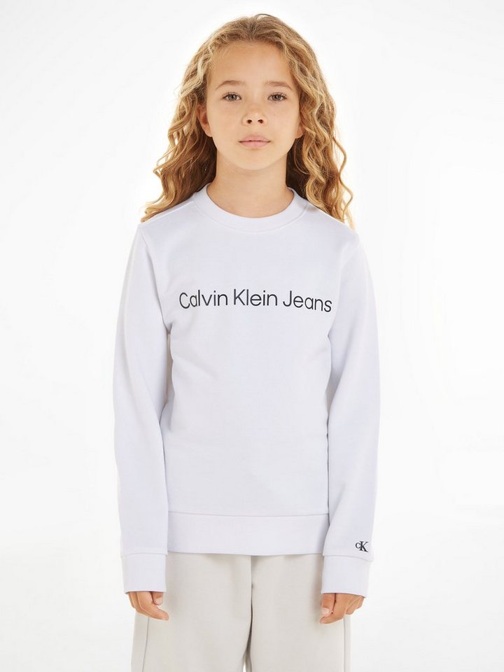 Calvin Klein Jeans Sweatshirt INST. LOGO REGULAR CN für Kinder bis 16 Jahre von Calvin Klein Jeans