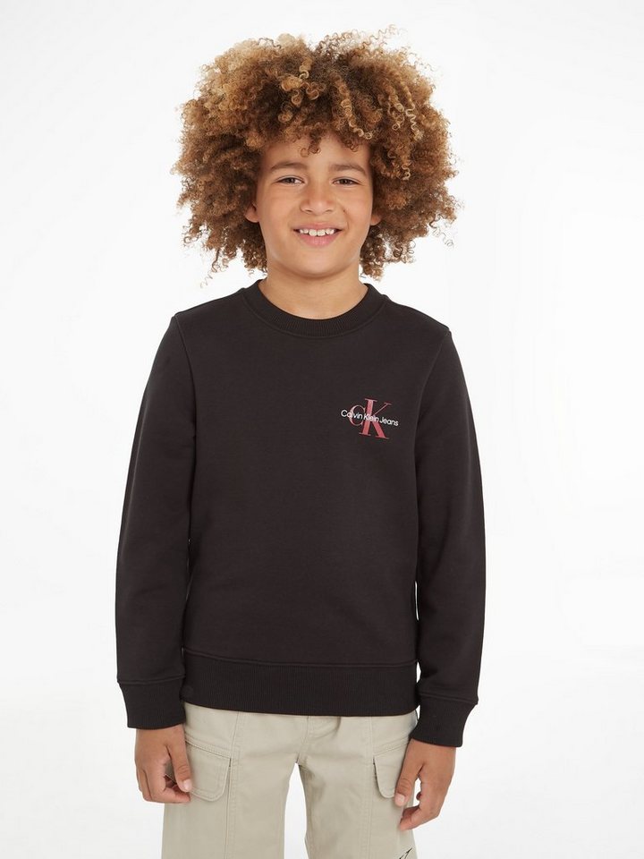 Calvin Klein Jeans Sweatshirt MONOGRAM CN SWEATSHIRT für Kinder bis 16 Jahre von Calvin Klein Jeans