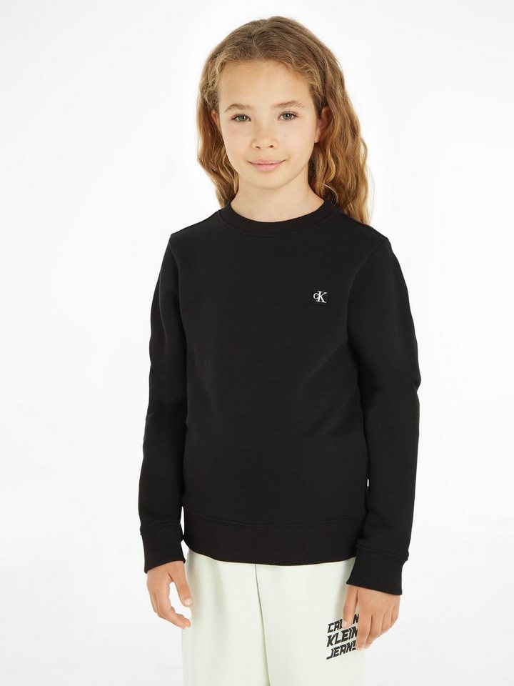 Calvin Klein Jeans Sweatshirt MONOGRAM MINI BADGE CREWNECK für Kinder bis 16 Jahre von Calvin Klein Jeans