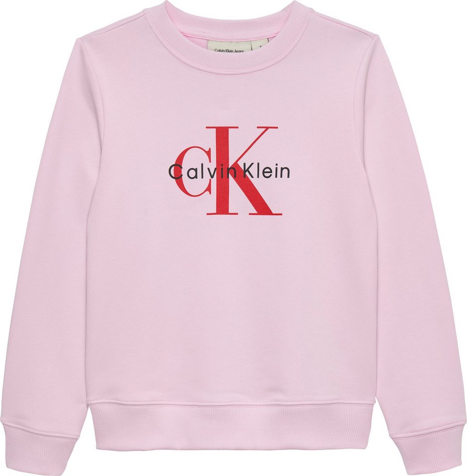 Calvin Klein Jeans Sweatshirt für Kinder bis 16 Jahre, Logo-Print von Calvin Klein Jeans