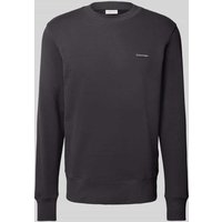 Calvin Klein Jeans Sweatshirt mit Label-Patch in Anthrazit, Größe XXL von Calvin Klein Jeans