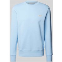 Calvin Klein Jeans Sweatshirt mit Label-Patch in Hellblau, Größe M von Calvin Klein Jeans