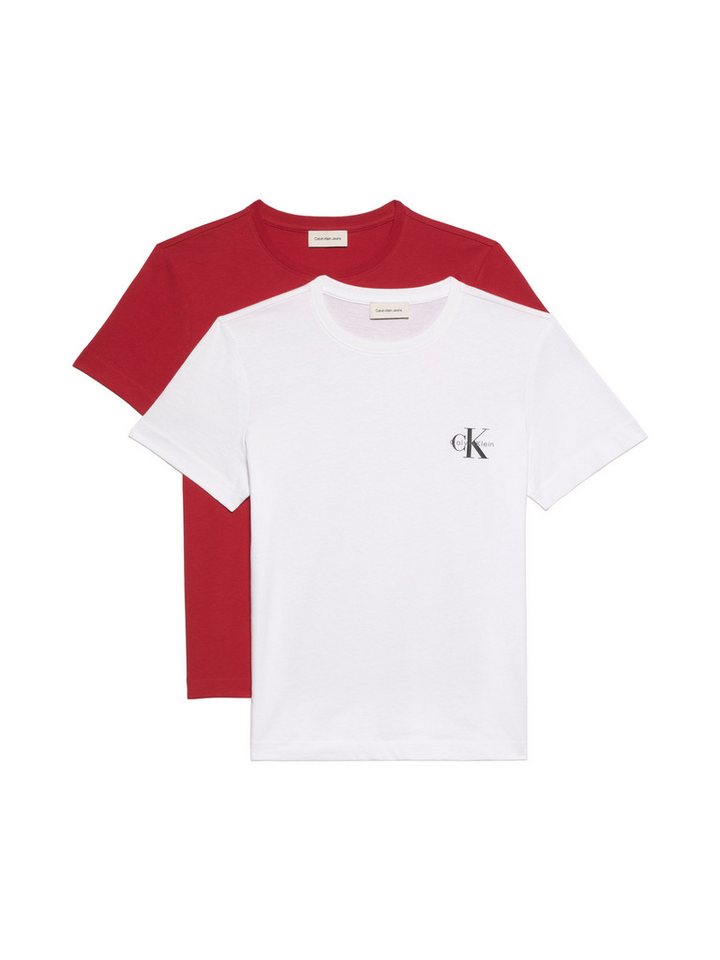 Calvin Klein Jeans T-Shirt (Packung, 2-tlg., 2er-Pack) Mit Rundhalsausschnitt von Calvin Klein Jeans