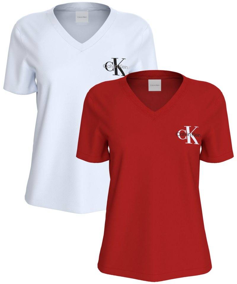 Calvin Klein Jeans T-Shirt (Packung, 2-tlg., 2er-Pack) Mit V-Ausschnitt von Calvin Klein Jeans
