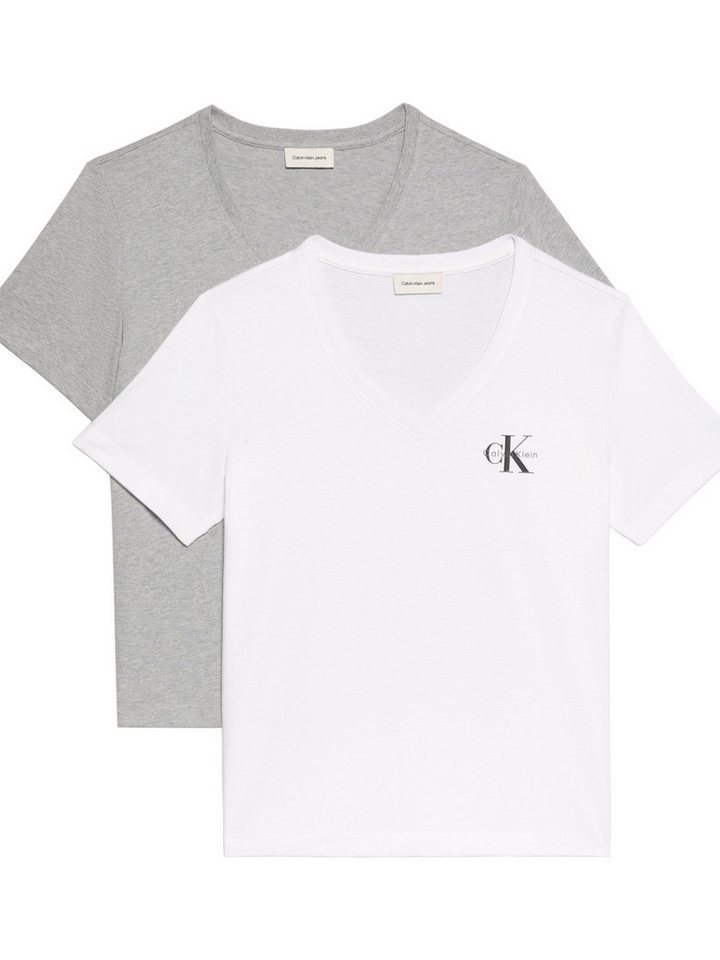 Calvin Klein Jeans T-Shirt (Packung, 2-tlg., 2er-Pack) Mit V-Ausschnitt von Calvin Klein Jeans