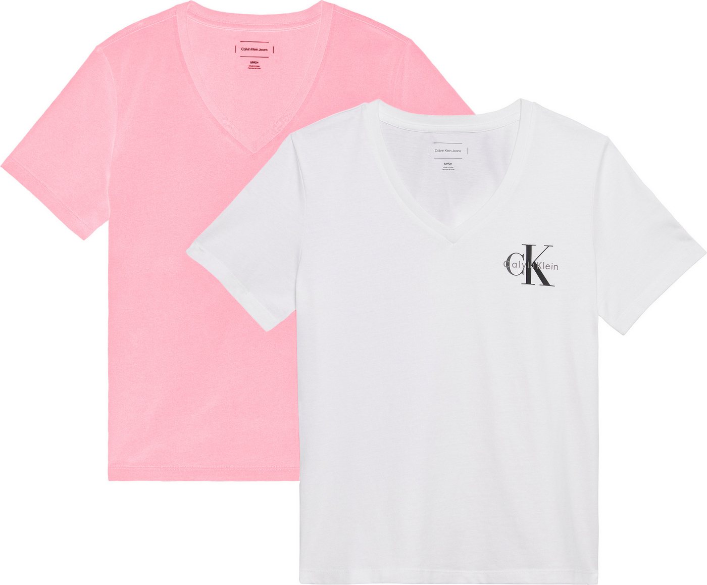 Calvin Klein Jeans T-Shirt (Packung, 2-tlg., 2er-Pack) Mit V-Ausschnitt von Calvin Klein Jeans