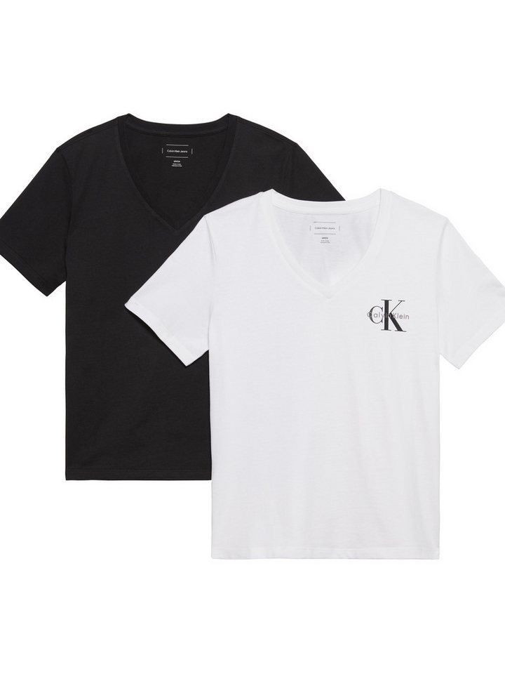 Calvin Klein Jeans T-Shirt (Packung, 2-tlg., 2er-Pack) Mit V-Ausschnitt von Calvin Klein Jeans