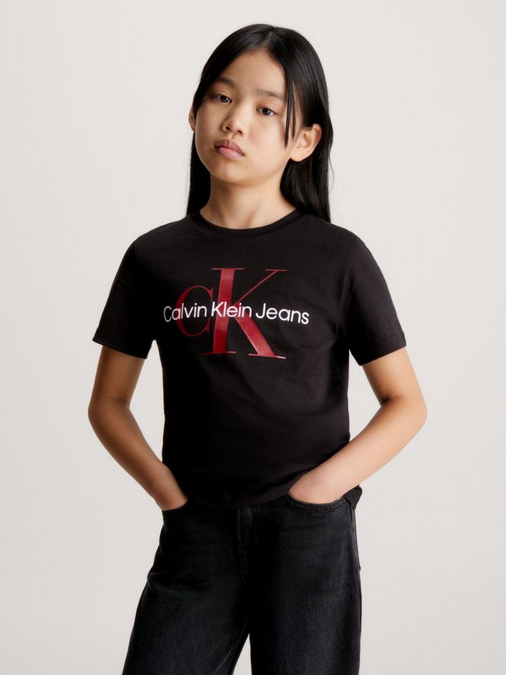 Calvin Klein Jeans T-Shirt CK MONOGRAM SS T-SHIRT für Kinder bis 16 Jahre von Calvin Klein Jeans