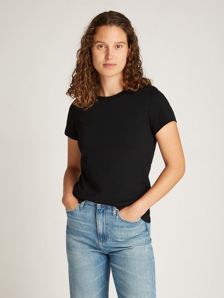 Calvin Klein Jeans T-Shirt LOGO ELASTIC T-SHIRT mit Logostickerei von Calvin Klein Jeans