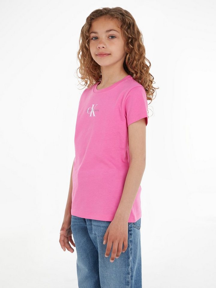 Calvin Klein Jeans T-Shirt MICRO MONOGRAM TOP für Kinder bis 16 Jahre von Calvin Klein Jeans