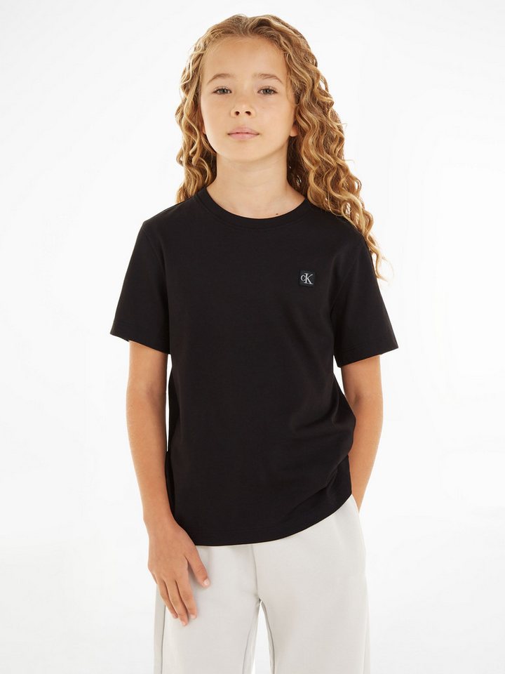 Calvin Klein Jeans T-Shirt MONOGRAM MINI BADGE T-SHIRT für Kinder bis 16 Jahre von Calvin Klein Jeans