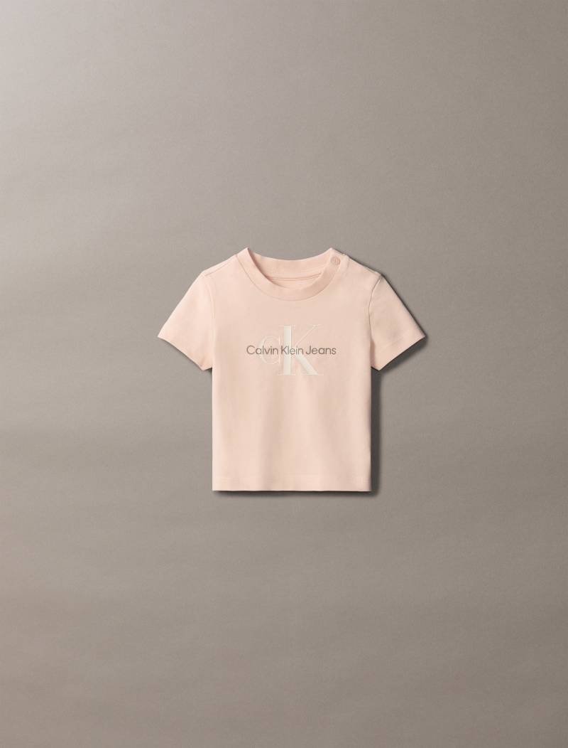 Calvin Klein Jeans T-Shirt "MONOGRAM SS T-SHIRT" für Babys bis 2 Jahre, mit Logo-Druck von Calvin Klein Jeans