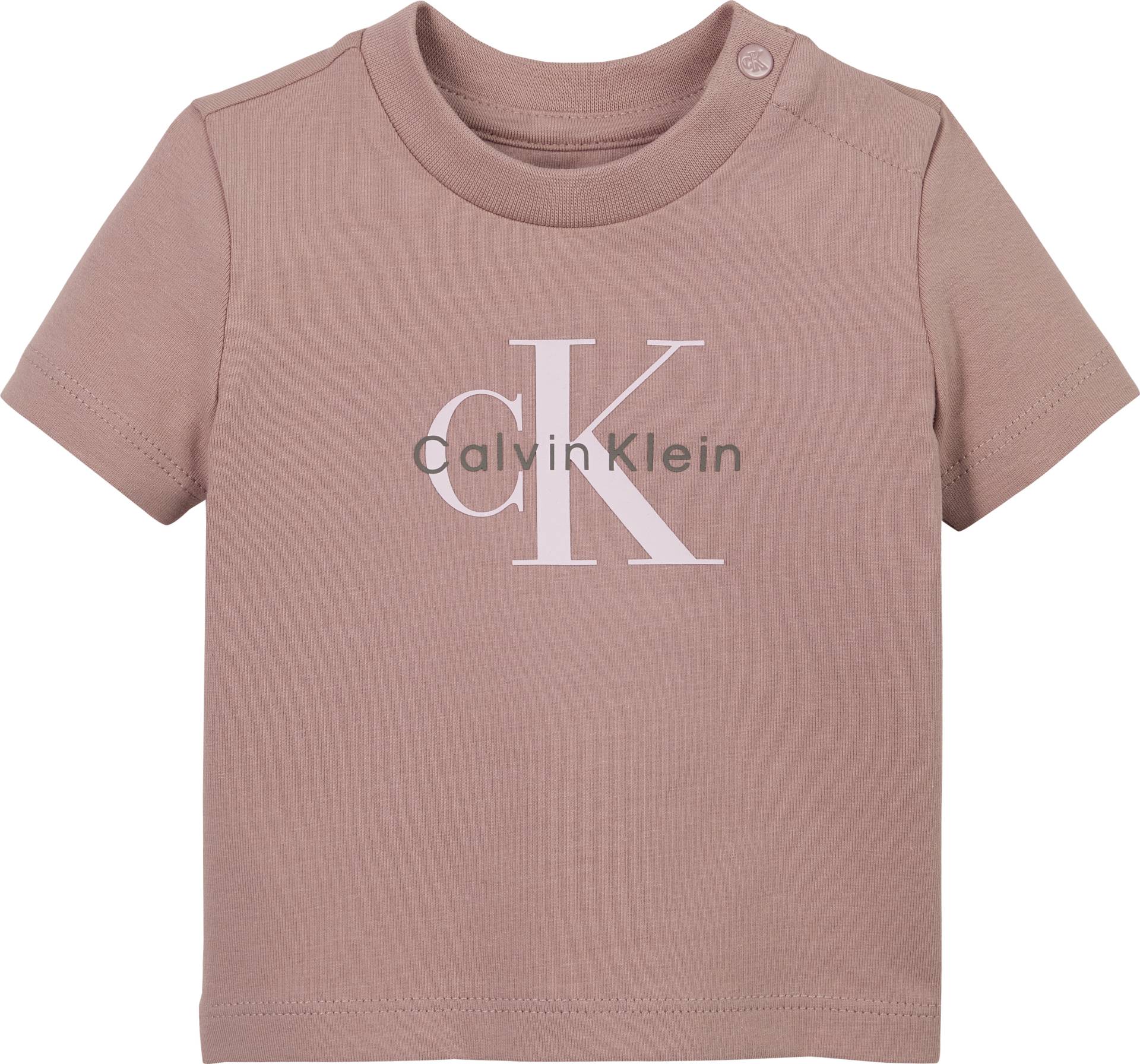 Calvin Klein Jeans T-Shirt "MONOGRAM SS T-SHIRT" für Babys bis 2 Jahre, Logo-Druck von Calvin Klein Jeans