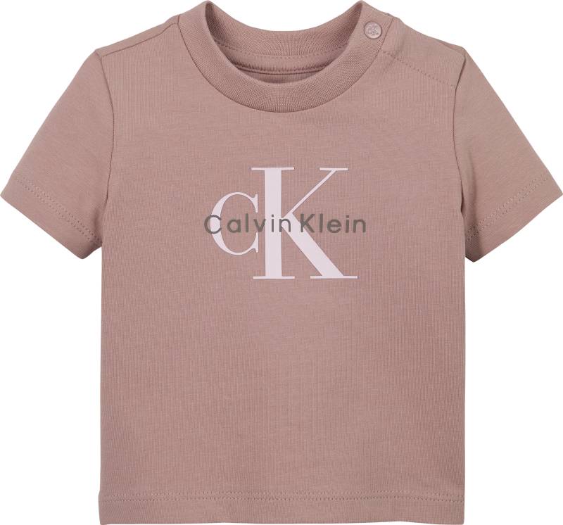 Calvin Klein Jeans T-Shirt "MONOGRAM SS T-SHIRT" für Babys bis 2 Jahre, Logo-Druck von Calvin Klein Jeans