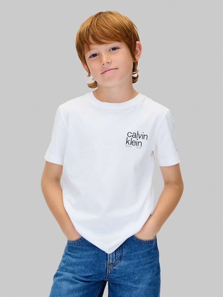 Calvin Klein Jeans T-Shirt REG. CK SMALL GRAPHIC SS T-SHIRT für Kinder bis 16 Jahre, Logo-Print von Calvin Klein Jeans