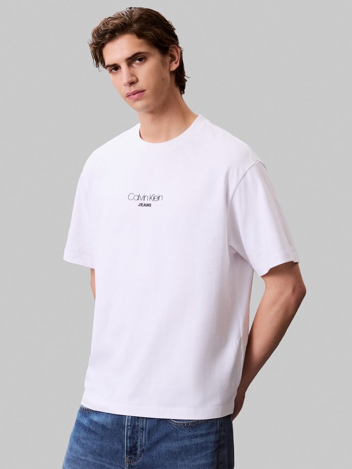 Calvin Klein Jeans T-Shirt Relaxed Fit, Rundhalsausschnitt, Logoprint von Calvin Klein Jeans