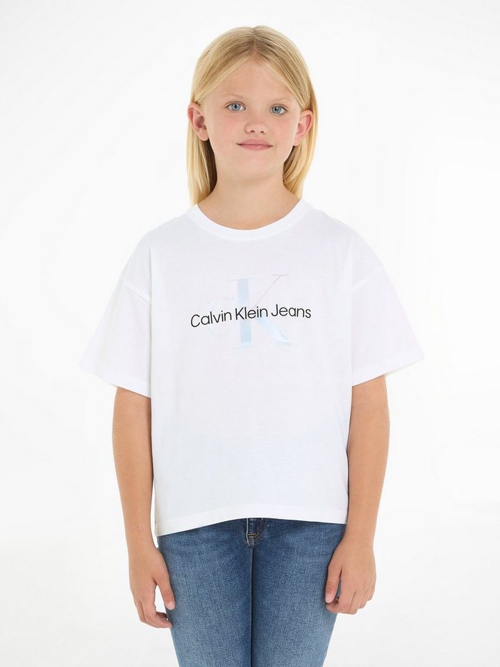 Calvin Klein Jeans T-Shirt SERENITY MONOGRAM BX SS T-SHIRT Kinder bis 16 Jahre von Calvin Klein Jeans