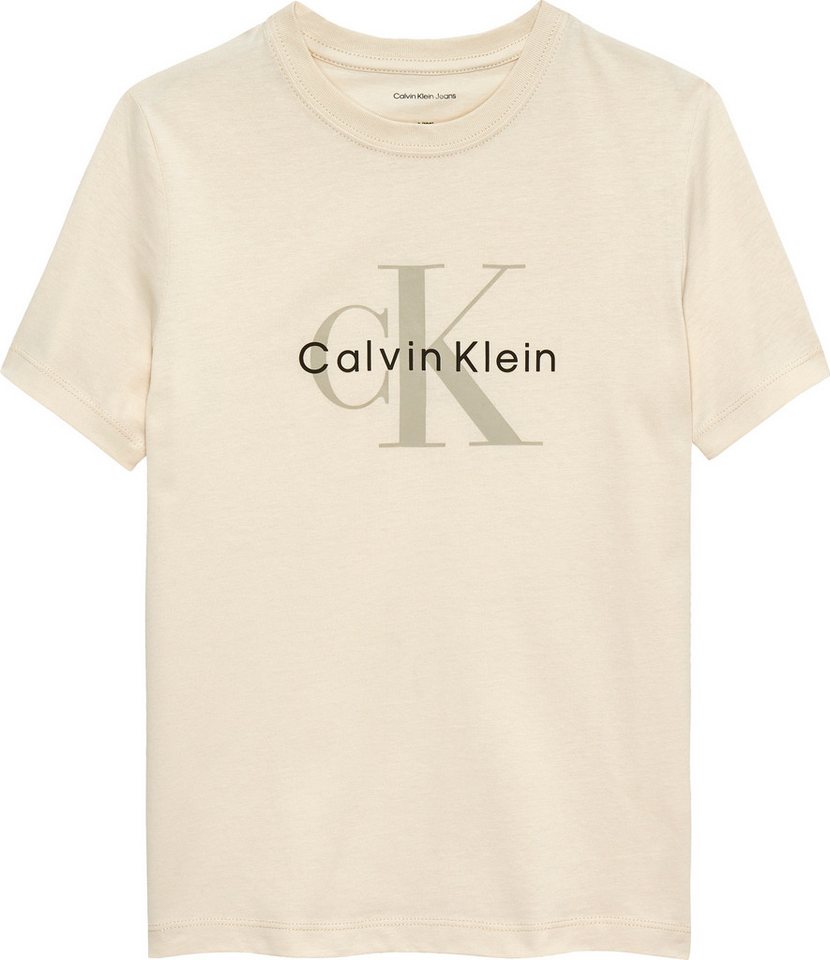 Calvin Klein Jeans T-Shirt für Kinder bis 16 Jahre, regular fit, Rundhalsausschnitt von Calvin Klein Jeans
