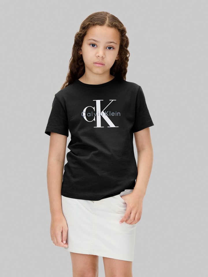 Calvin Klein Jeans T-Shirt für Kinder bis 16 Jahre, regular fit, Rundhalsausschnitt von Calvin Klein Jeans