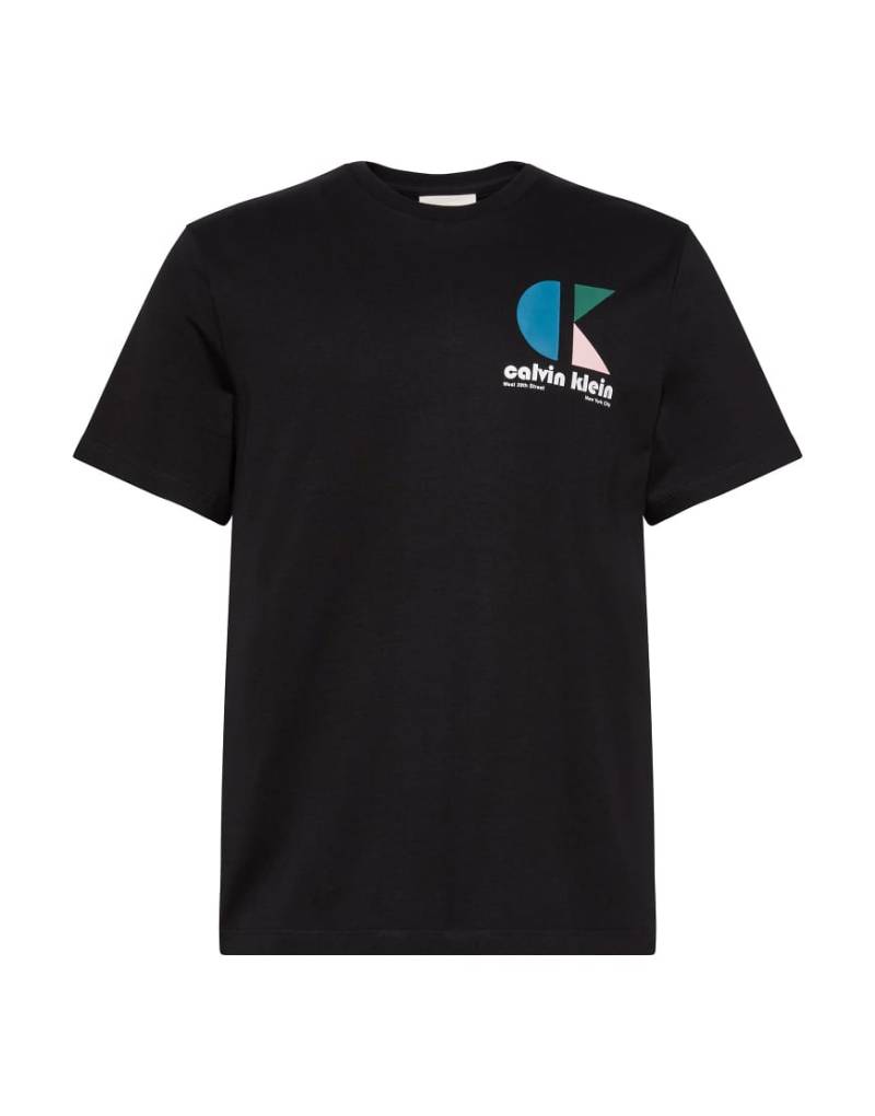 Calvin Klein Jeans - T-Shirt in Schwarz mit Pop Art Print am Rücken von Calvin Klein Jeans