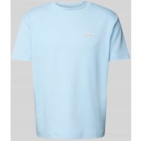 Calvin Klein Jeans T-Shirt mit Label-Patch in Hellblau, Größe XL Calvin Klein Jeans T-Shirt mit Label-Patch in Hellblau, Größe XL von Calvin Klein Jeans