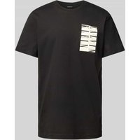 Calvin Klein Jeans T-Shirt mit Label-Print in Black, Größe L Calvin Klein Jeans T-Shirt mit Label-Print in Black, Größe L von Calvin Klein Jeans