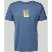 Calvin Klein Jeans T-Shirt mit Label-Print in Blau, Größe M Calvin Klein Jeans T-Shirt mit Label-Print in Blau, Größe M von Calvin Klein Jeans