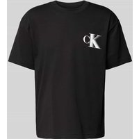 Calvin Klein Jeans T-Shirt mit Label-Print und Rundhalsausschnitt in Black, Größe M Calvin Klein Jeans T-Shirt mit Label-Print und Rundhalsausschnitt in Black, Größe M von Calvin Klein Jeans