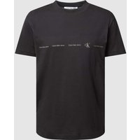 Calvin Klein Jeans T-Shirt mit Logo-Print in Black, Größe M von Calvin Klein Jeans