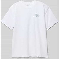 Calvin Klein Jeans T-Shirt mit rückseitigem Motiv-Print Modell 'MIAMI' in Weiss, Größe 164 von Calvin Klein Jeans