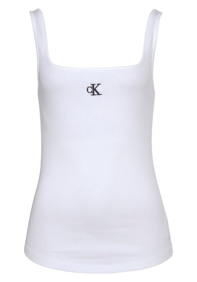 Calvin Klein Jeans Tanktop CK RIB TANK TOP mit eckigem Ausschnitt von Calvin Klein Jeans