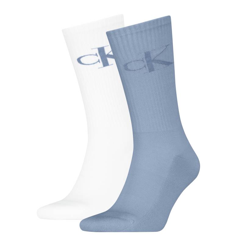 Calvin Klein Jeans Tennissocken "CKJ MEN SOCK MONOGRAM" 2 Paar, 2 Stk. tlg. mit verstärkter Ferse von Calvin Klein Jeans