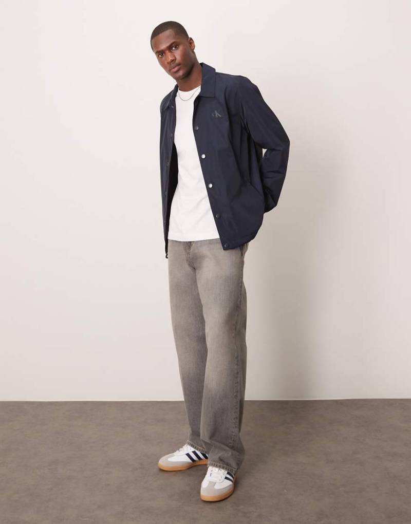 Calvin Klein Jeans - Trainerjacke aus Nylon in Marineblau von Calvin Klein Jeans
