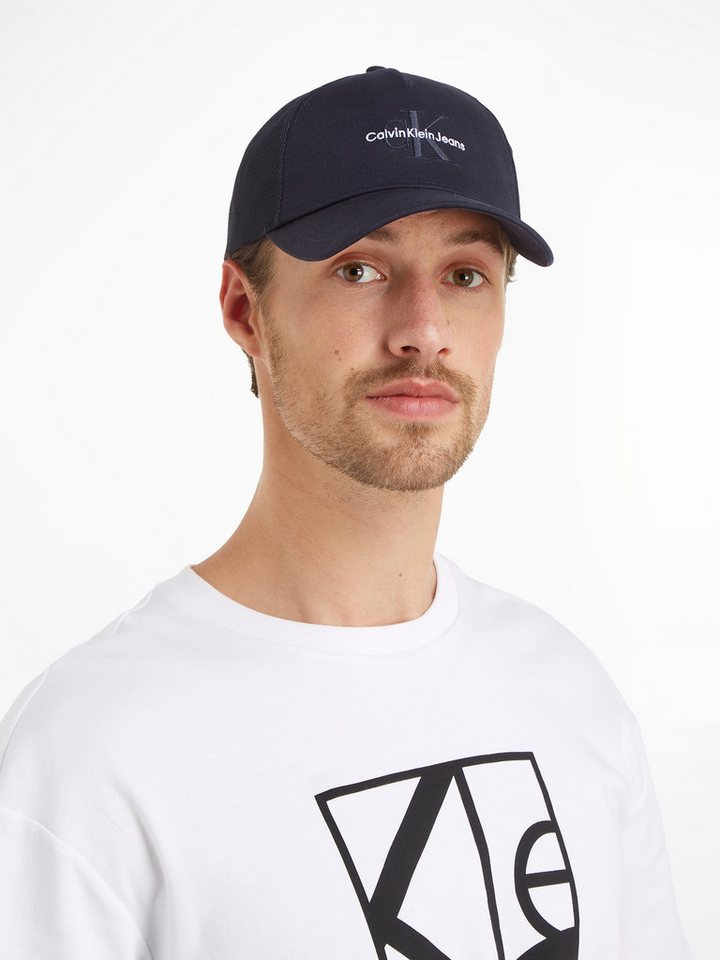 Calvin Klein Jeans Trucker Cap MONO LOGO EMBRO TRUCKER HAT mit Netz-Einsatz von Calvin Klein Jeans