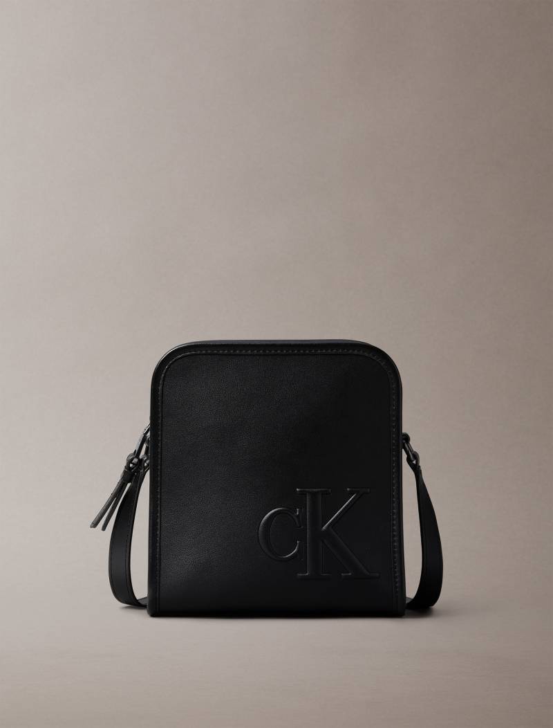 Calvin Klein Jeans Umhängetasche "SCULPTED IMPRESSION REPORTER 18" Schultertasche, Herren Body Bag mit CK-Logoemblem von Calvin Klein Jeans