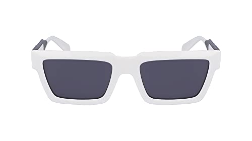 Calvin Klein Jeans Unisex CKJ22641S Sunglasses, 100 White, Einheitsgröße von Calvin Klein Jeans