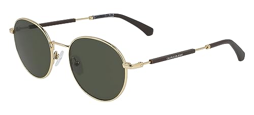 Calvin Klein Unisex Erwachsene CKJ20110S Sunglasses, Shiny Gold, Einheitsgröße von Calvin Klein