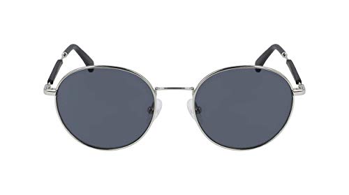 Calvin Klein Unisex Erwachsene CKJ20110S Sunglasses, Shiny Silver, Einheitsgröße von Calvin Klein Jeans