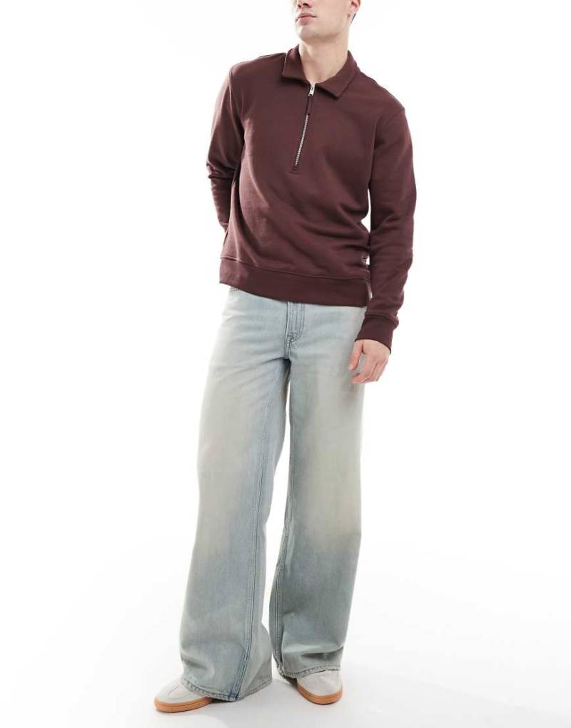 Calvin Klein Jeans - Weit geschnittene Jeans in gebleichter Waschung-Blau von Calvin Klein Jeans