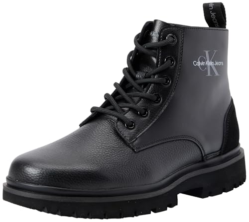 Calvin Klein Damen Eva Boot MID LACE UP MTR YW0YW01493 Stiefel, Schwarz (Triple Black), 38 EU Calvin Klein Damen Eva Boot MID LACE UP MTR YW0YW01493 Stiefel, Schwarz (Triple Black), 38 EU von Calvin Klein