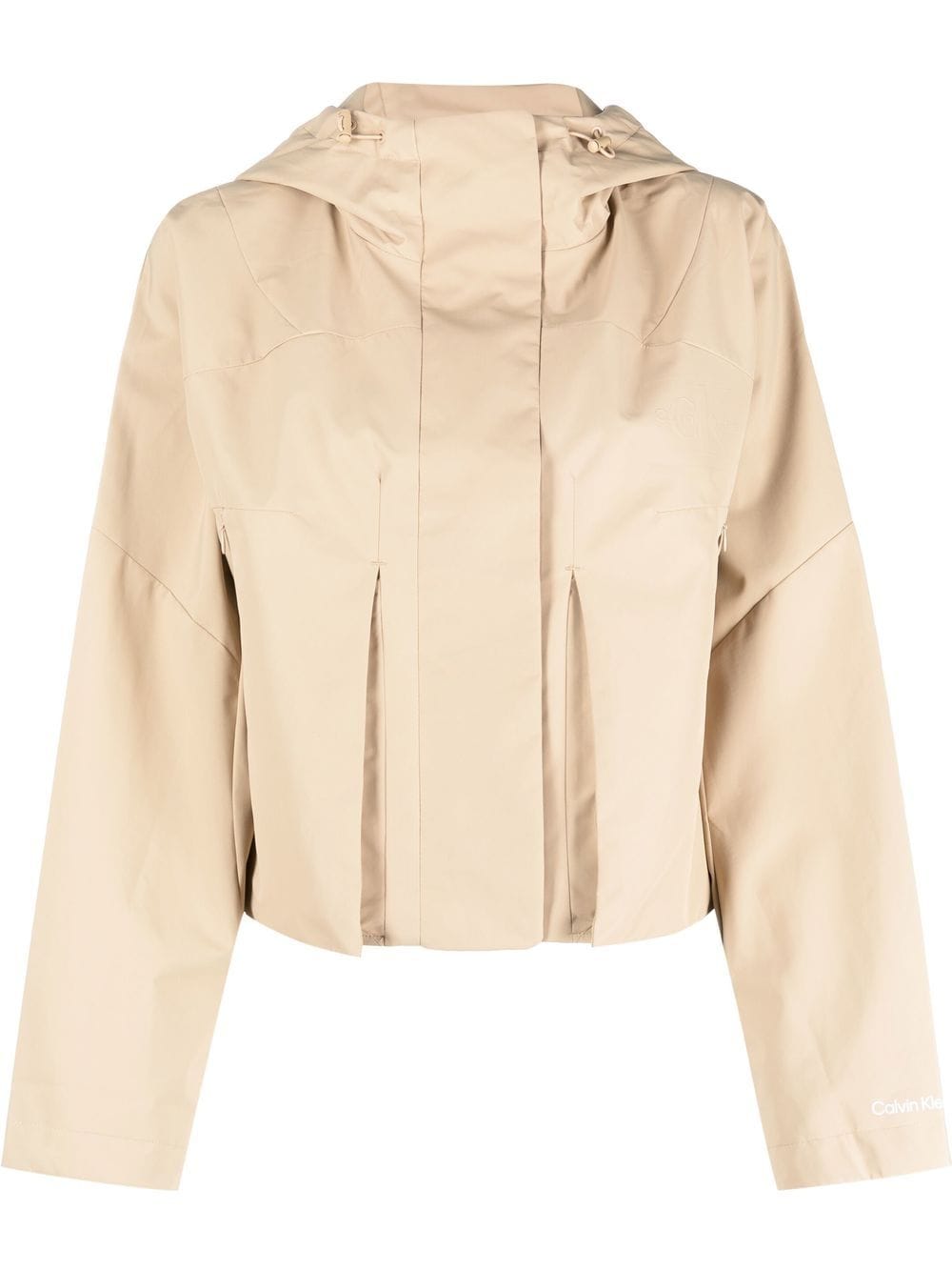 Calvin Klein Jeans Regenjacke mit Kapuze - Nude von Calvin Klein Jeans