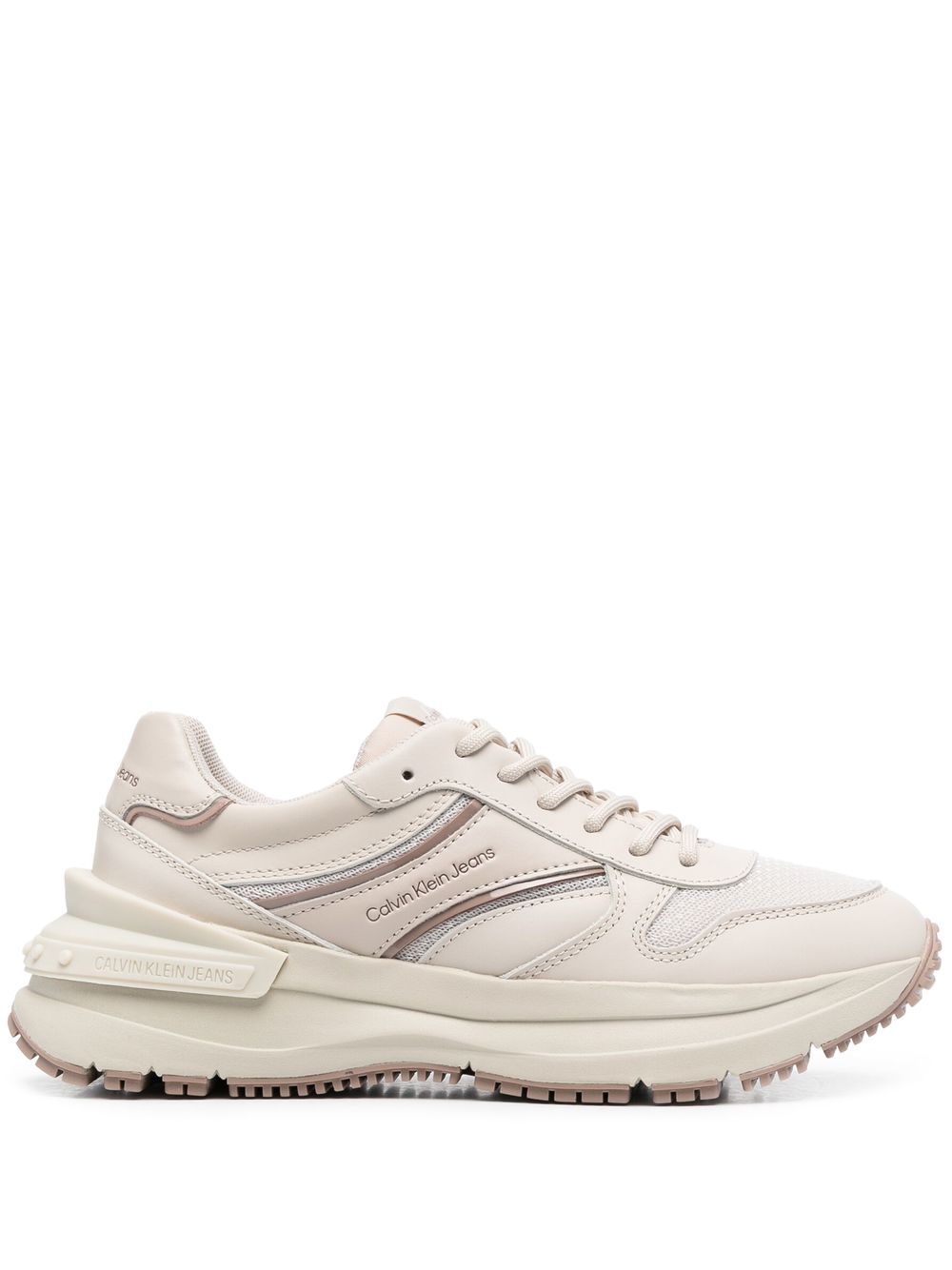 Calvin Klein Jeans Sneakers mit Logo - Nude von Calvin Klein Jeans